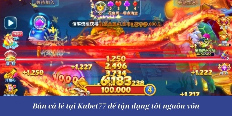 Dòng game bắn cá ăn tiền Kubet77 lôi cuốn, hấp dẫn