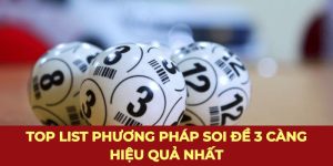 Bật mí cách soi cầu 3 càng