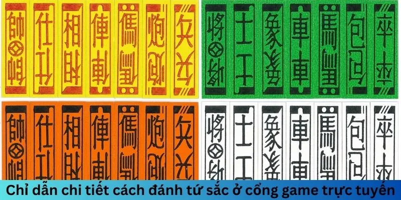 Chỉ dẫn chi tiết cách đánh tứ sắc ở cổng game trực tuyến