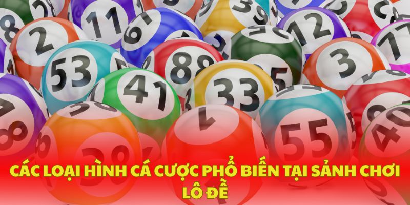 Các loại hình cá cược phổ biến tại sảnh chơi lô đề